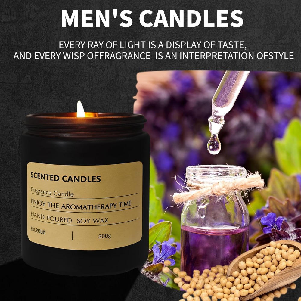Home Fragrance Gift Set Sale - Hot Sale Men's Lavender Scented Soy