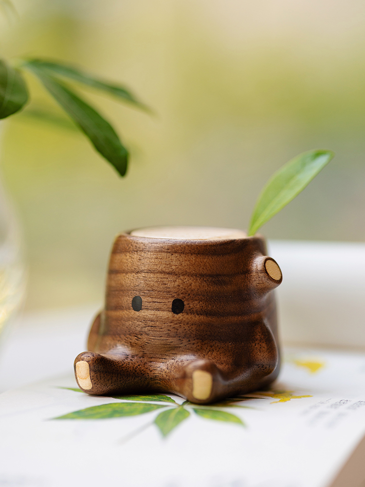 Home Fragrance Workshop - Creative Small Tree Stump Car Fragrance