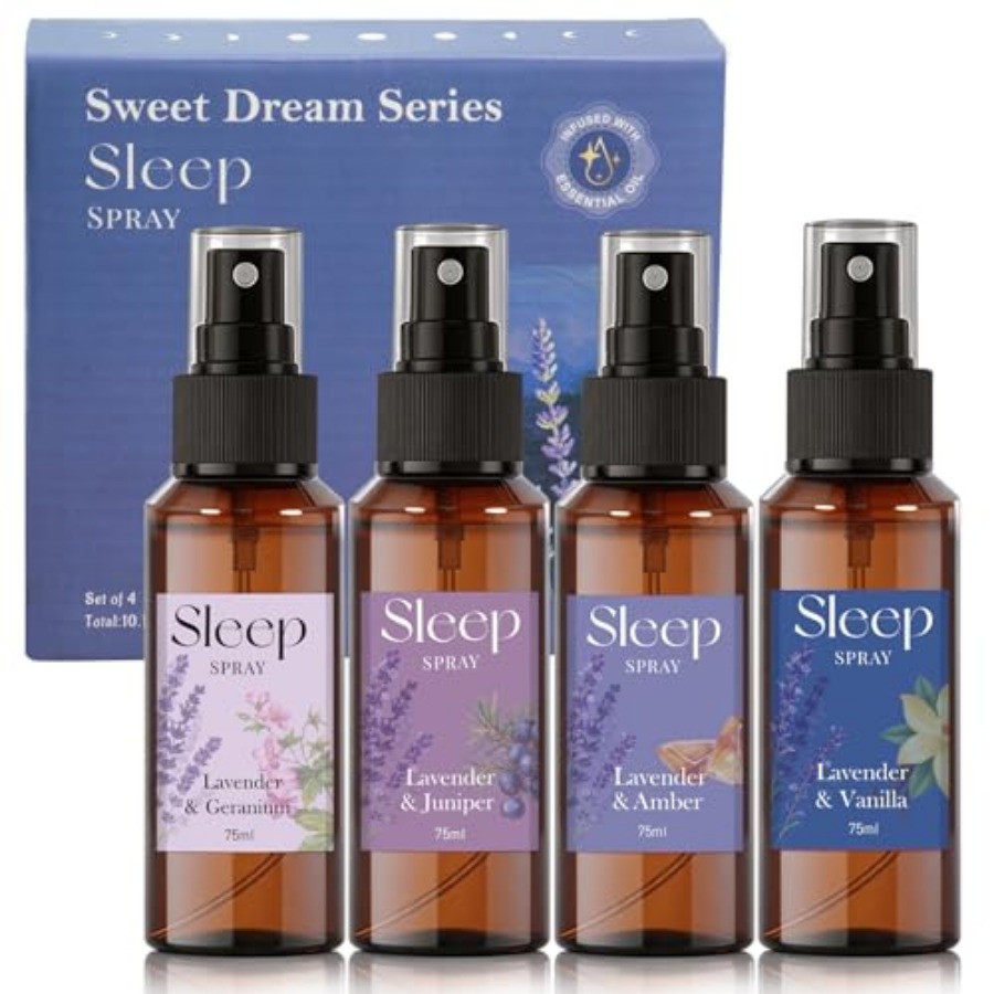 Lavender Pillow Spray - Sleep Spray, 0.4 oz Calming Lavender