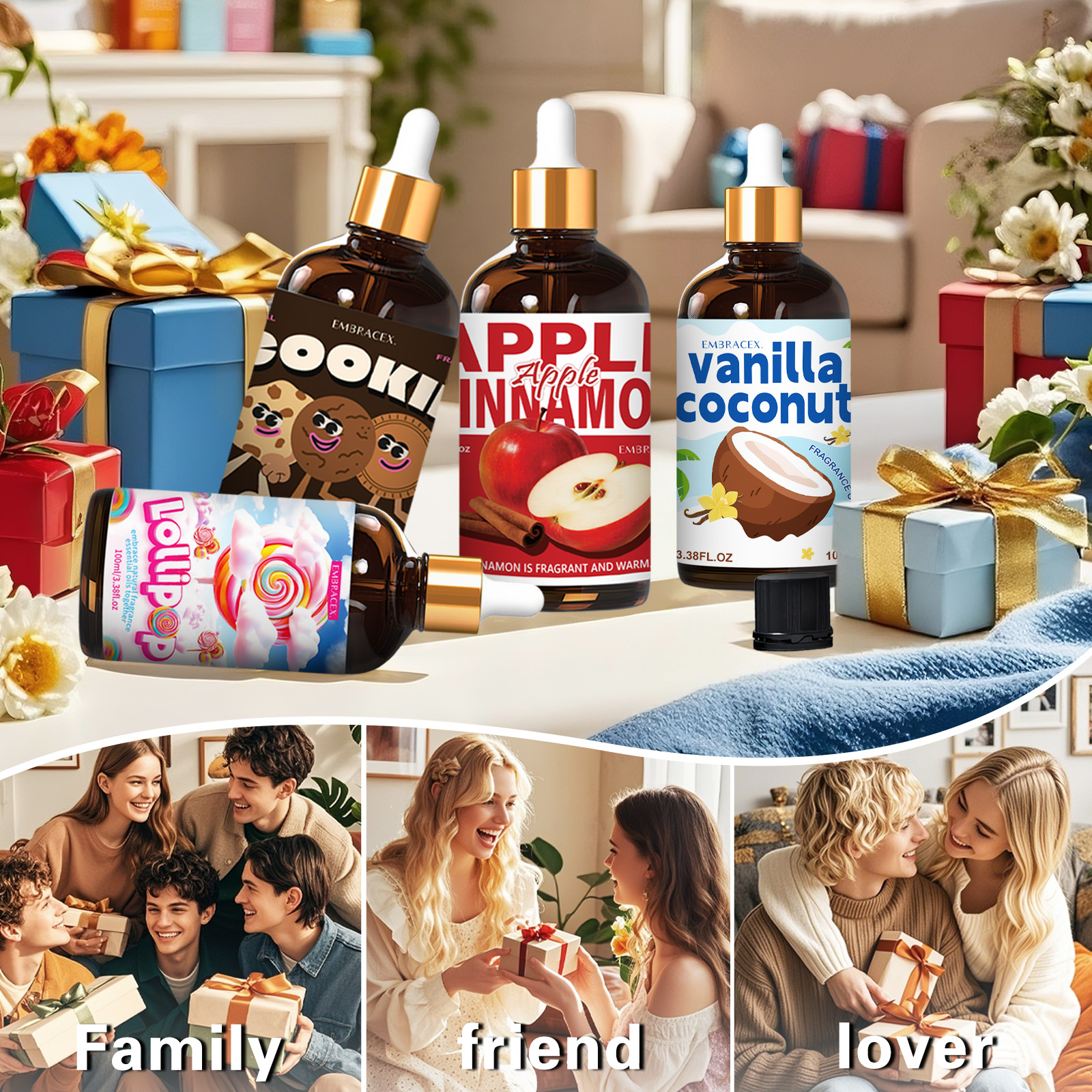 100ml Cotton Candy Essential O - مراجعة Home Fragrance Gift وسعره