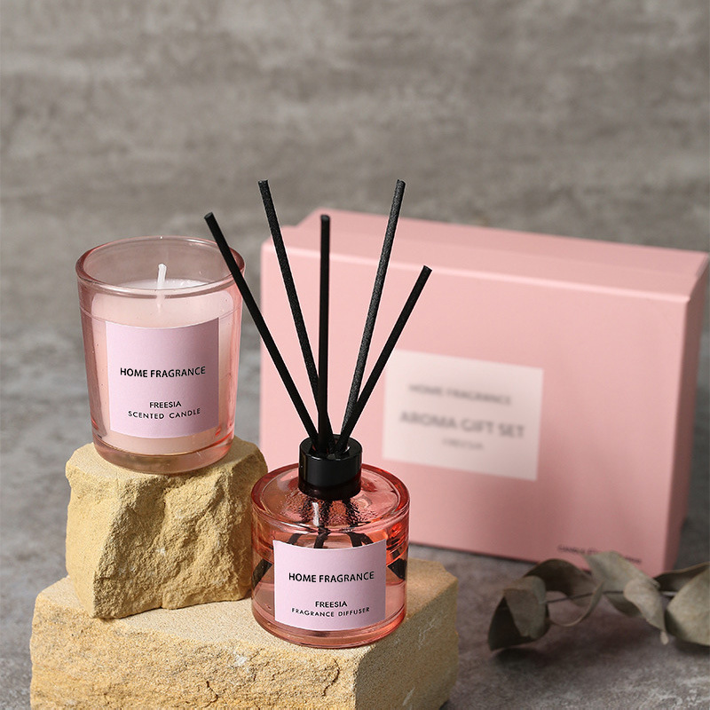 Premium Reed Diffuser and Cand - مراجعة Home Fragrance Gift Set وسعره