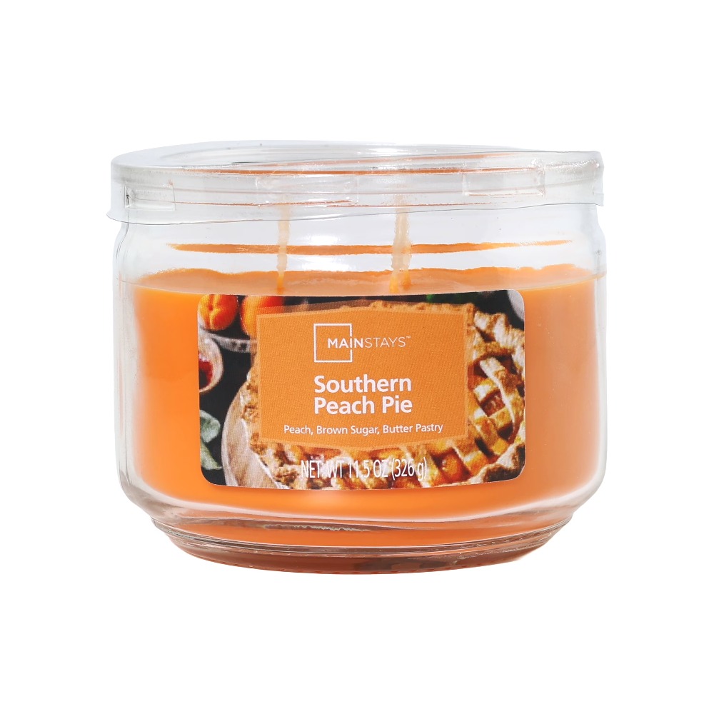 Southern Peach Pie Scented Lar - مراجعة Home Fragrance Warm Vanilla Scented Candle وسعره