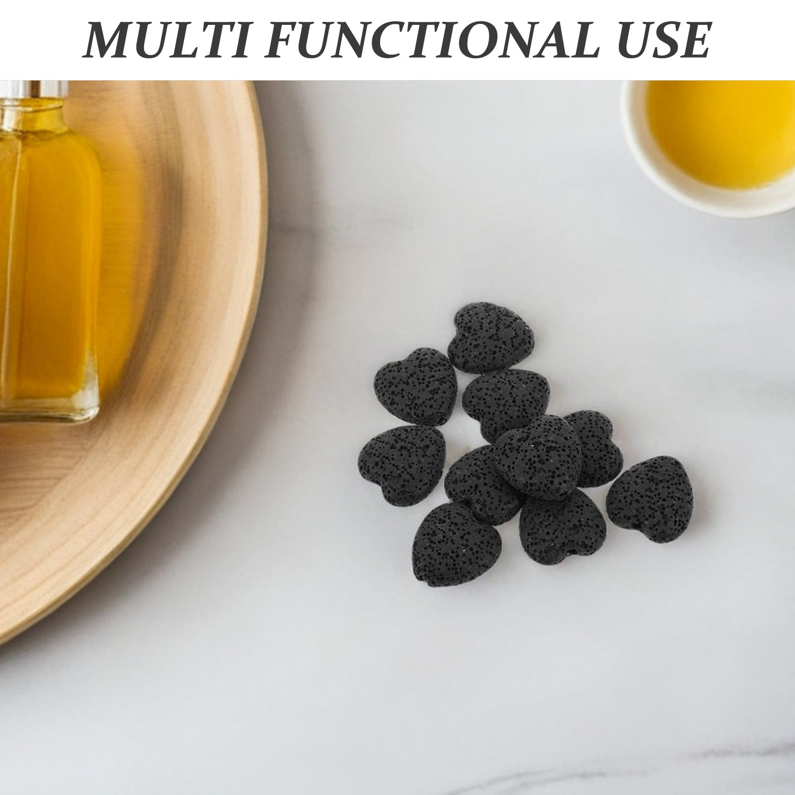 20Pcs Heart Volcanic Lava Rock - مراجعة Home Fragrance Diffusers وسعره