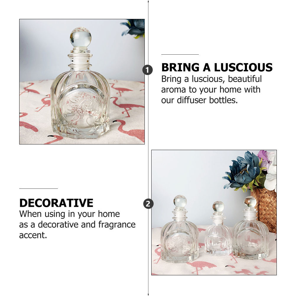 5Sets Fragrance Bottles Transp - مراجعة Home Fragrance Diffusers وسعره