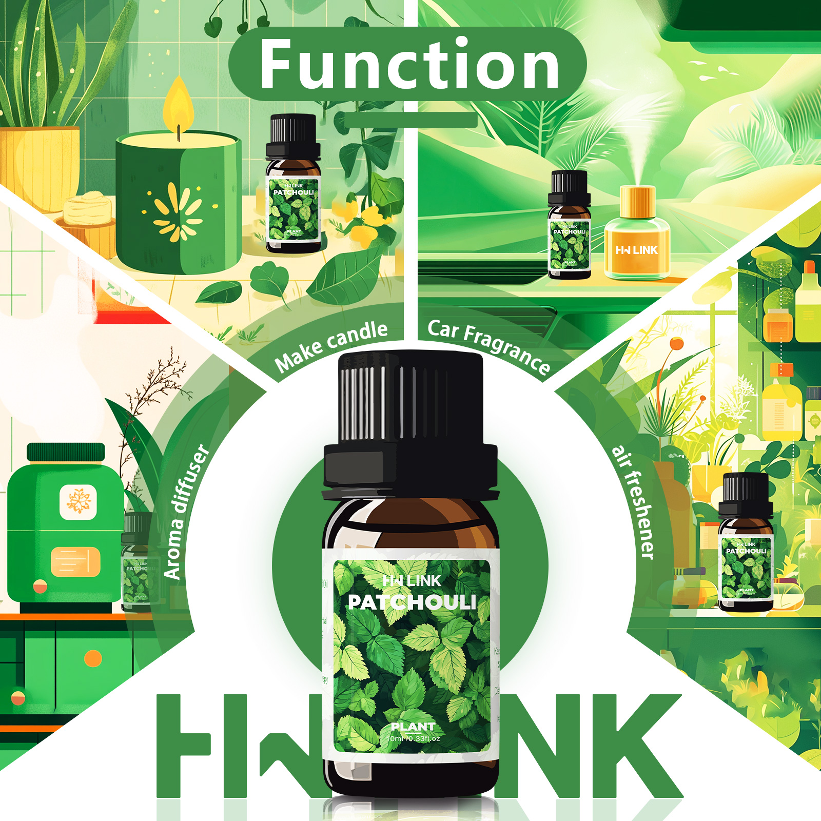 10ml Patchouli Essential Oils  - مراجعة Home Fragrance Gift وسعره