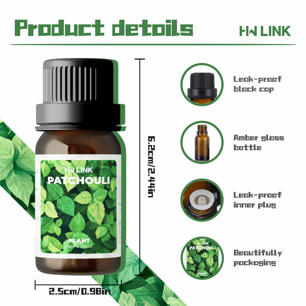 10ml Patchouli Essential Oils  - مراجعة Home Fragrance Gift وسعره