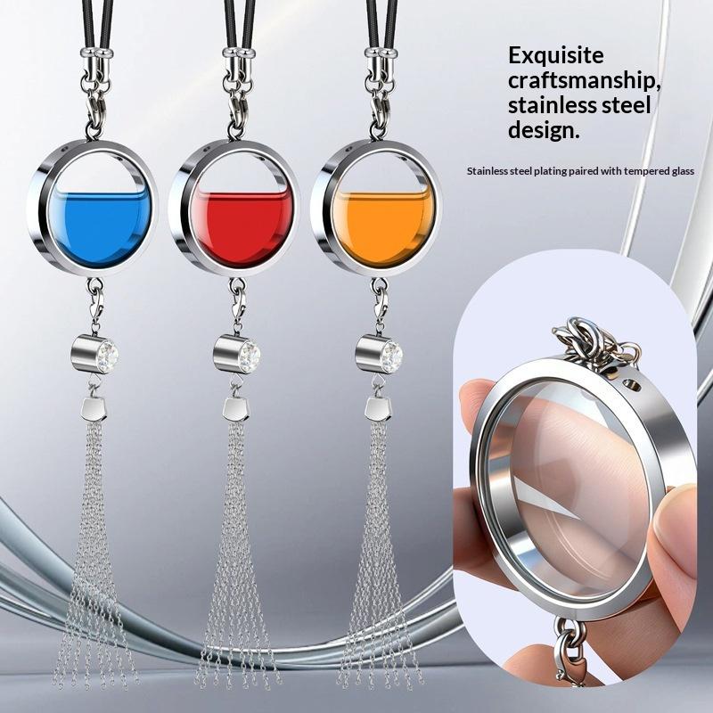 One Metal Car Decoration Penda - مراجعة Diffuser Necklace Locket وسعره