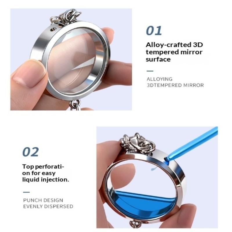 One Metal Car Decoration Penda - مراجعة Diffuser Necklace Locket وسعره
