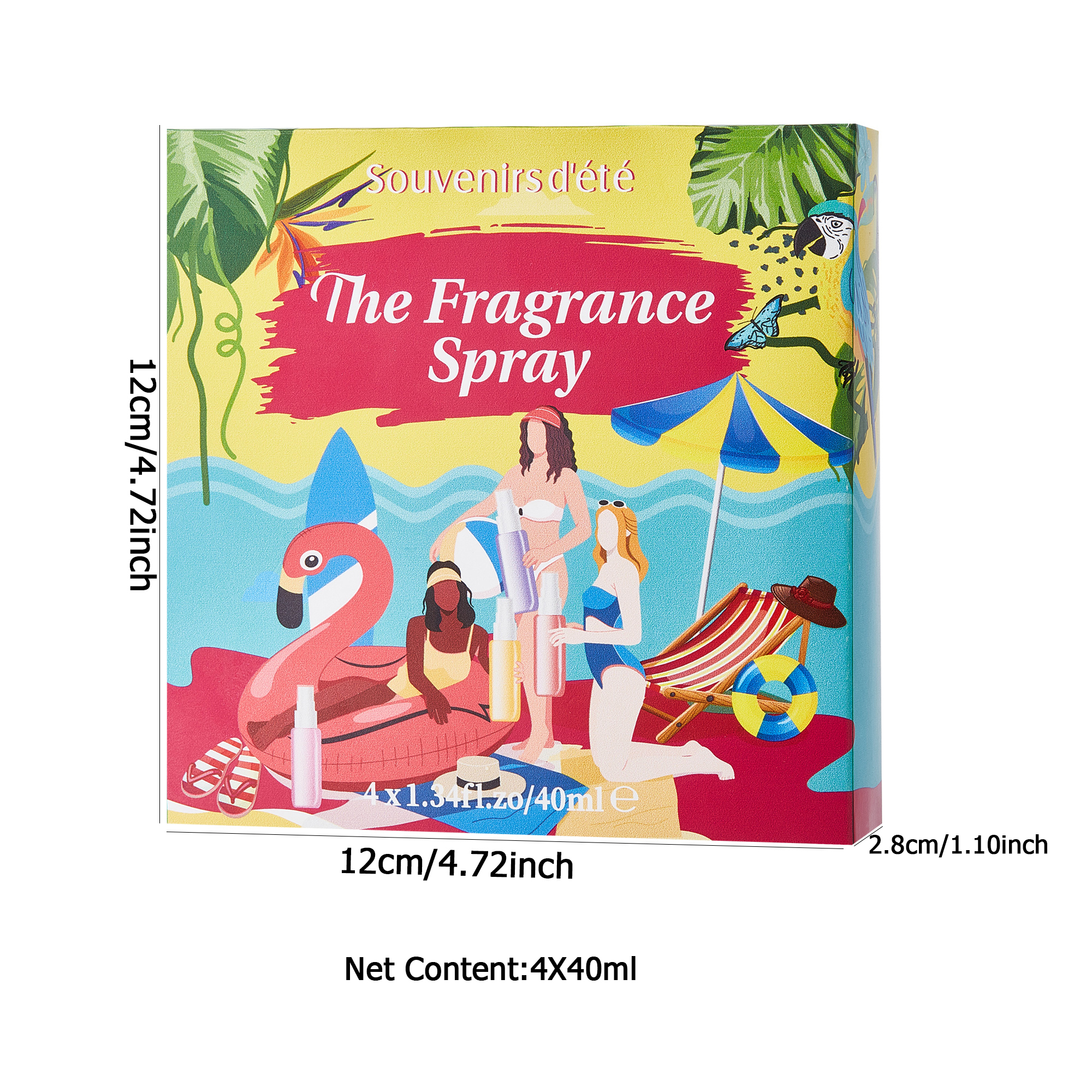 4pcs light fragrance spray set - مراجعة Home Fragrance Gift وسعره