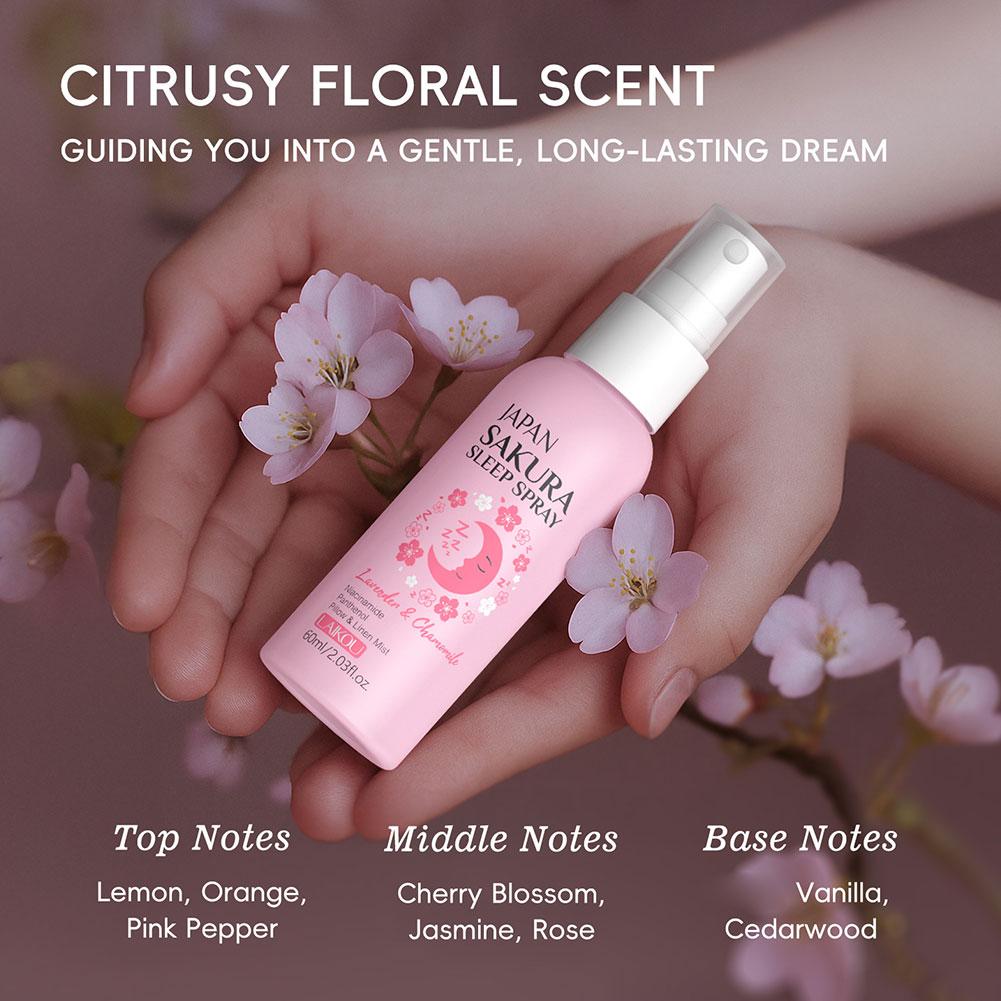 LAIKOU Cherry Sleep Pillow Spr - مراجعة Lavender Pillow Spray وسعره