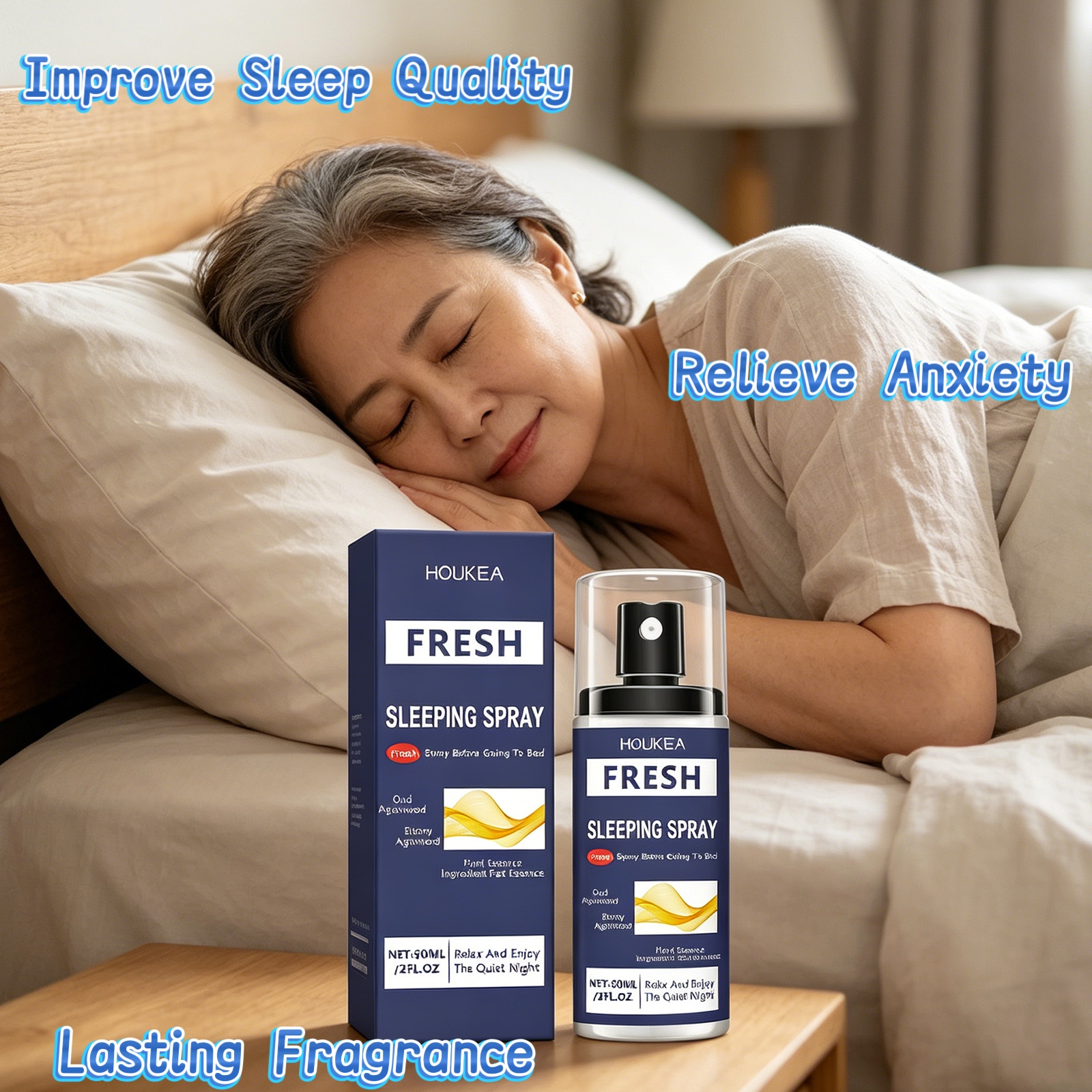 Houkea Lavender Sleep Spray to - مراجعة Lavender Pillow Spray وسعره