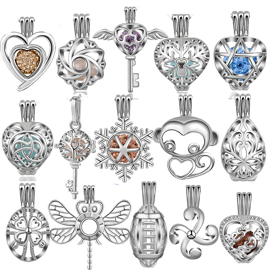 EUDORA Pearl Cage Silver Color - مراجعة Diffuser Necklace Locket وسعره