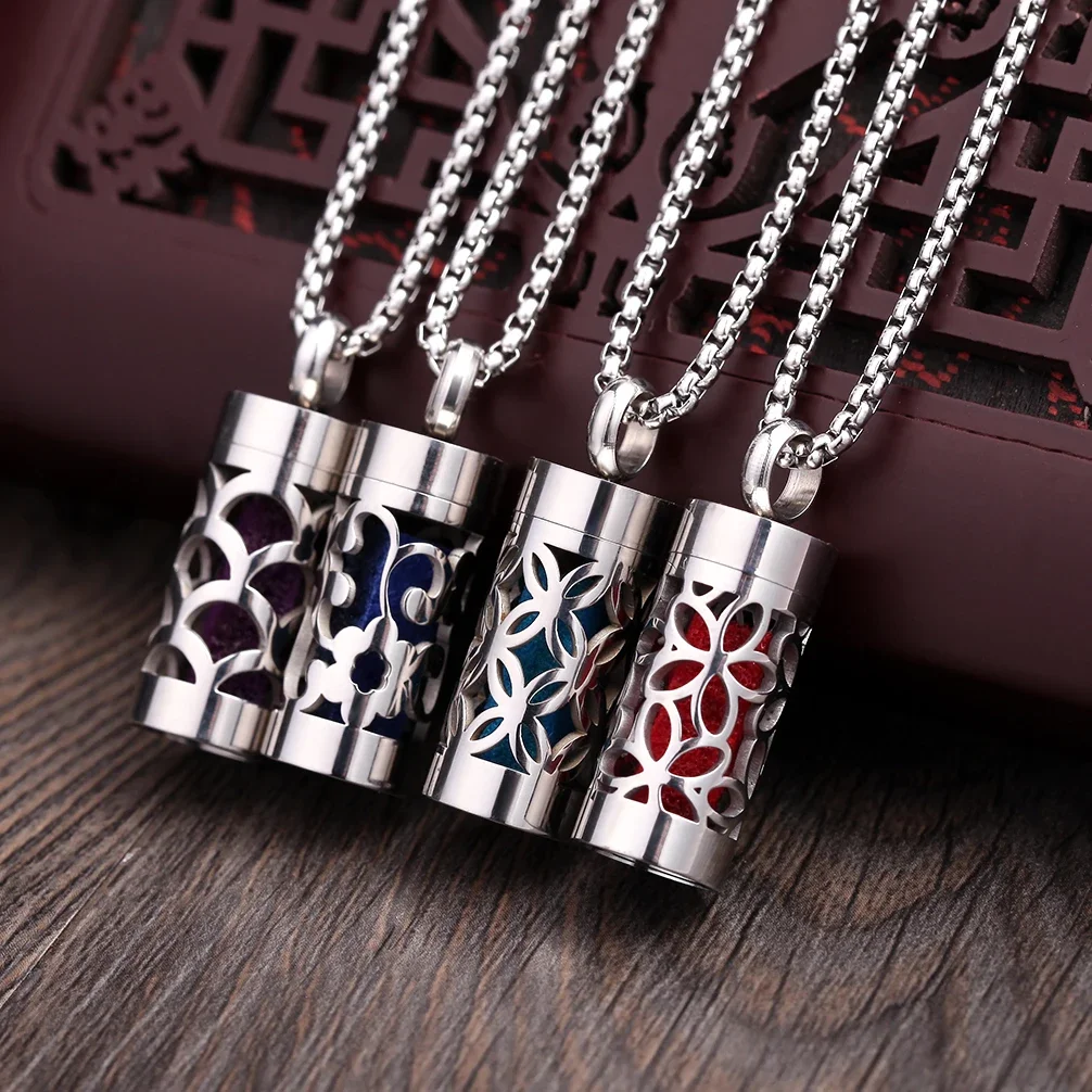 New Stainless Steel Aromathera - مراجعة Diffuser Necklace Locket وسعره