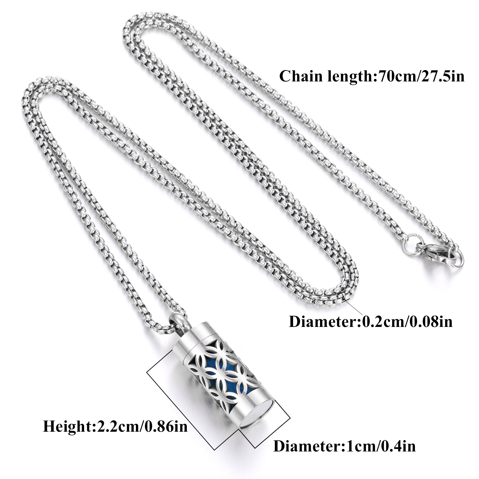 New Stainless Steel Aromathera - مراجعة Diffuser Necklace Locket وسعره