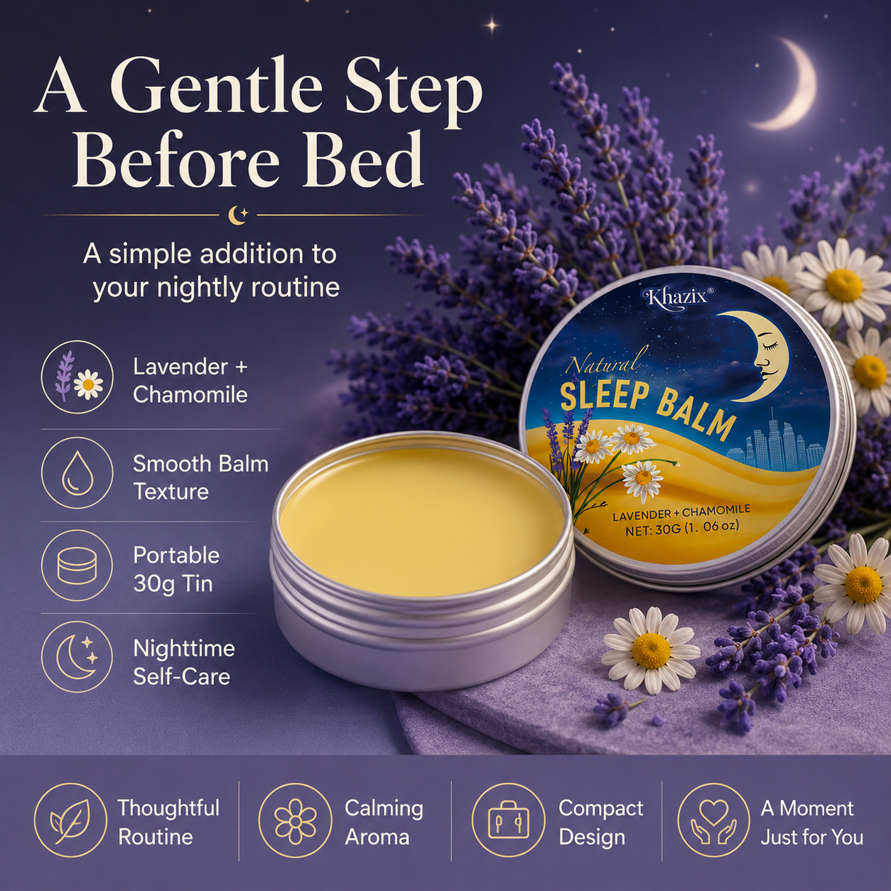 30g Sleep Balm Lavender Chamom - مراجعة Lavender Pillow Spray وسعره