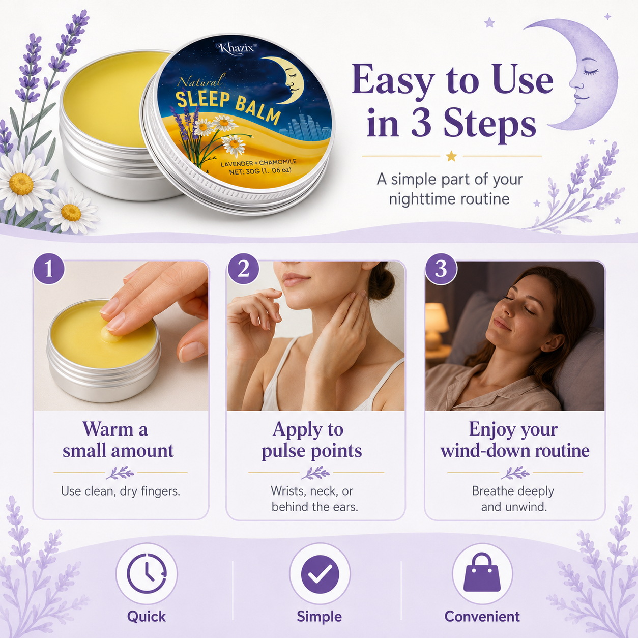 30g Sleep Balm Lavender Chamom - مراجعة Lavender Pillow Spray وسعره