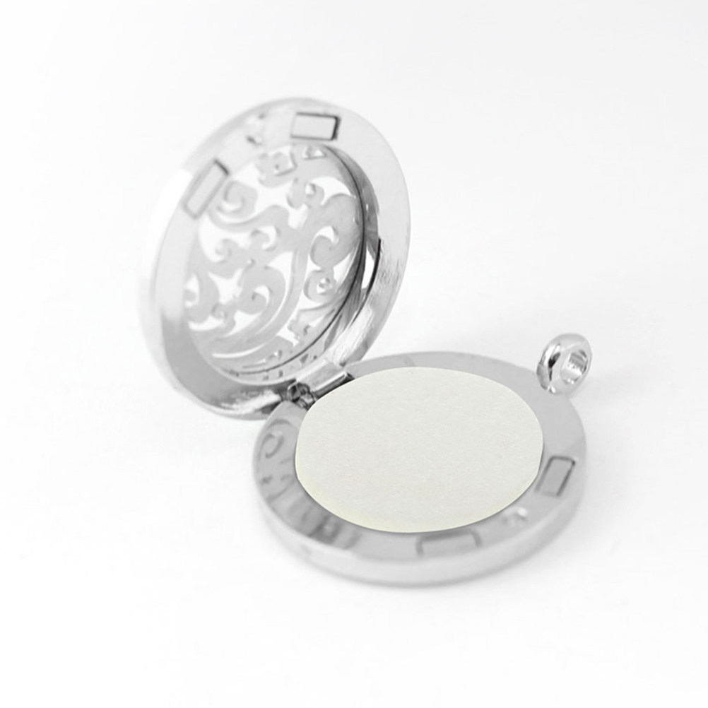 150Pcs Round Cotton Diffuser P - مراجعة Diffuser Necklace Locket وسعره