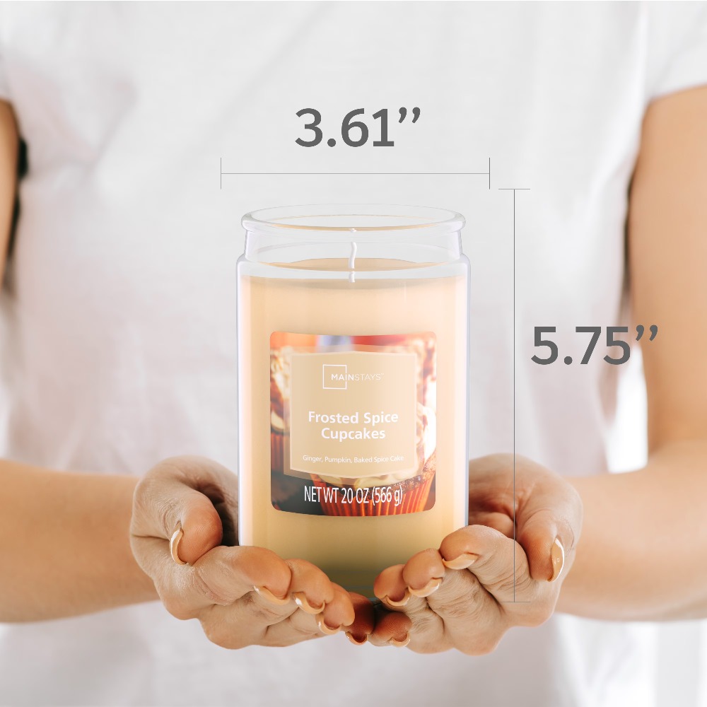 Frosted Spice Cupcakes Scented - مراجعة Home Fragrance Warm Vanilla Scented Candle وسعره