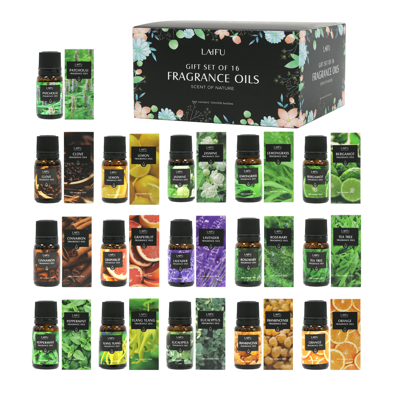 16x10ml Essential Oils Set for - مراجعة Home Fragrance Gift Set وسعره