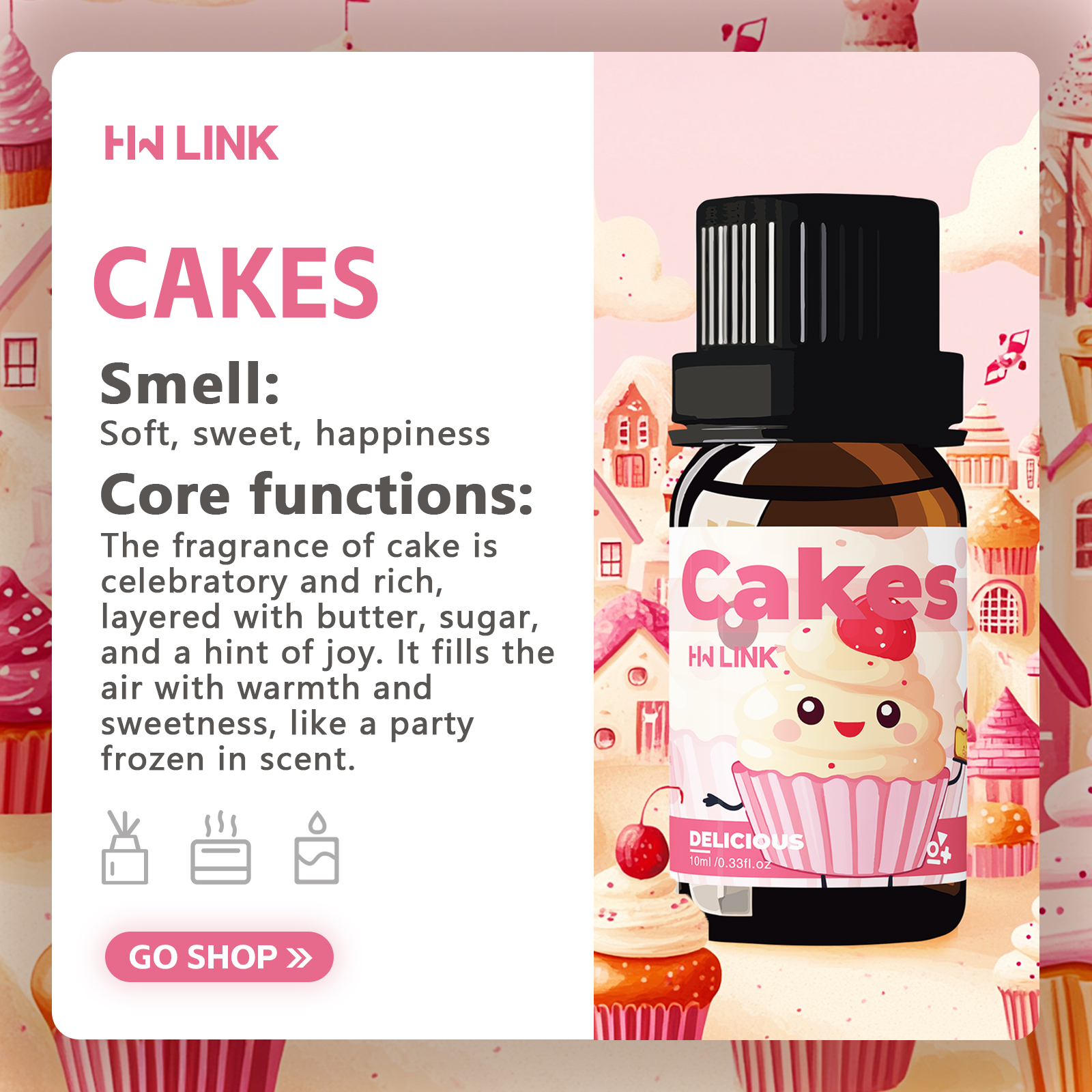 10ml Cakes Essential Oils  Can - مراجعة Home Fragrance Gift وسعره