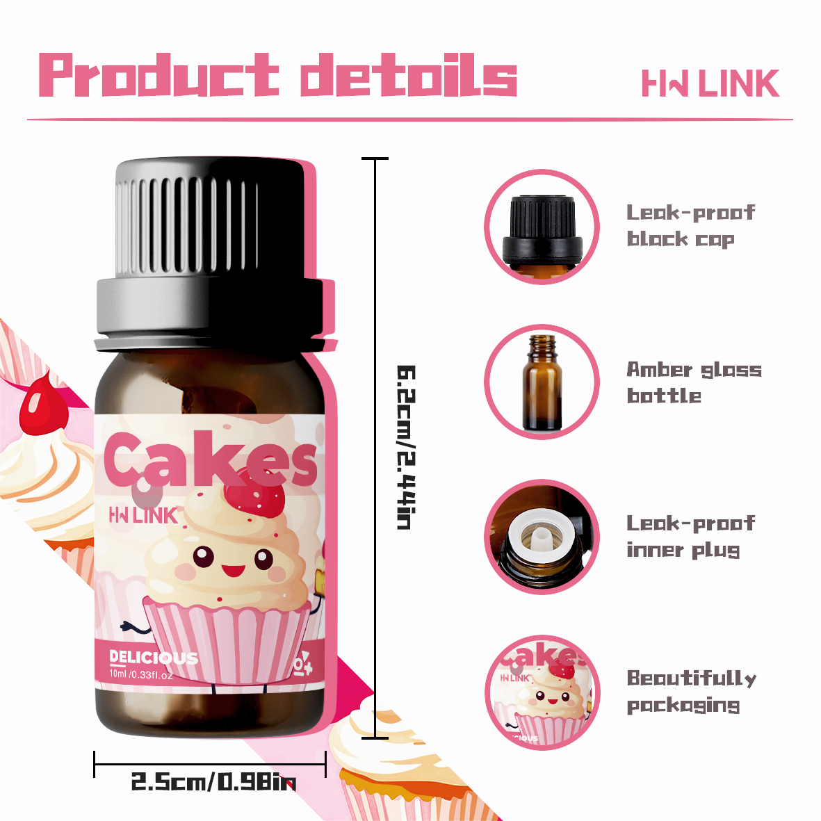 10ml Cakes Essential Oils  Can - مراجعة Home Fragrance Gift وسعره