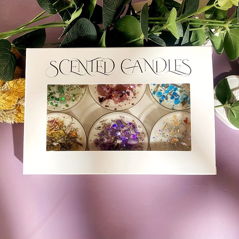 Set of 6 Scented Candles Fragr - مراجعة Home Fragrance Gift Set وسعره