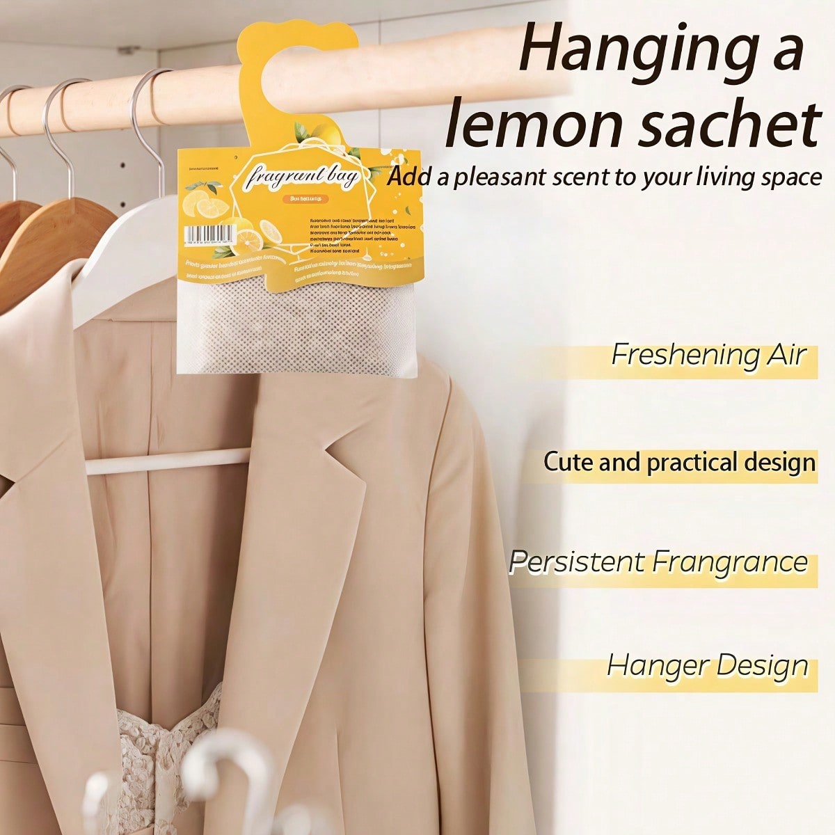 Hanging Lemon Scented Sachets, - مراجعة Home Fragrance Flowers وسعره