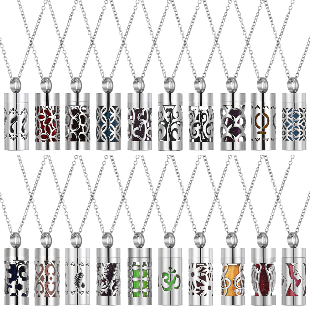 Stainless Steel Aromatherapy N - مراجعة Diffuser Necklace Locket وسعره