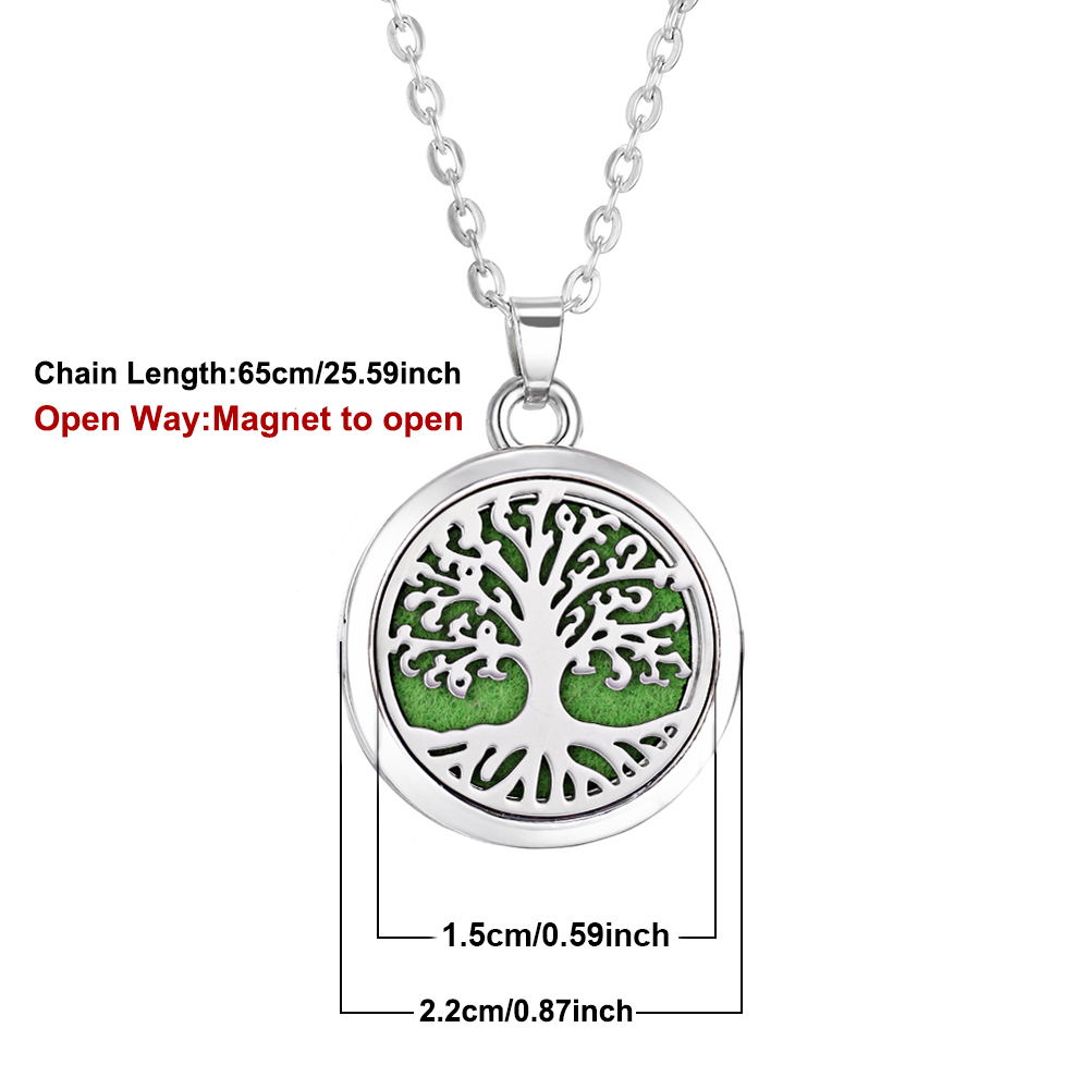 10pcs/lot Aromatherapy Stainle - مراجعة Diffuser Necklace Locket وسعره