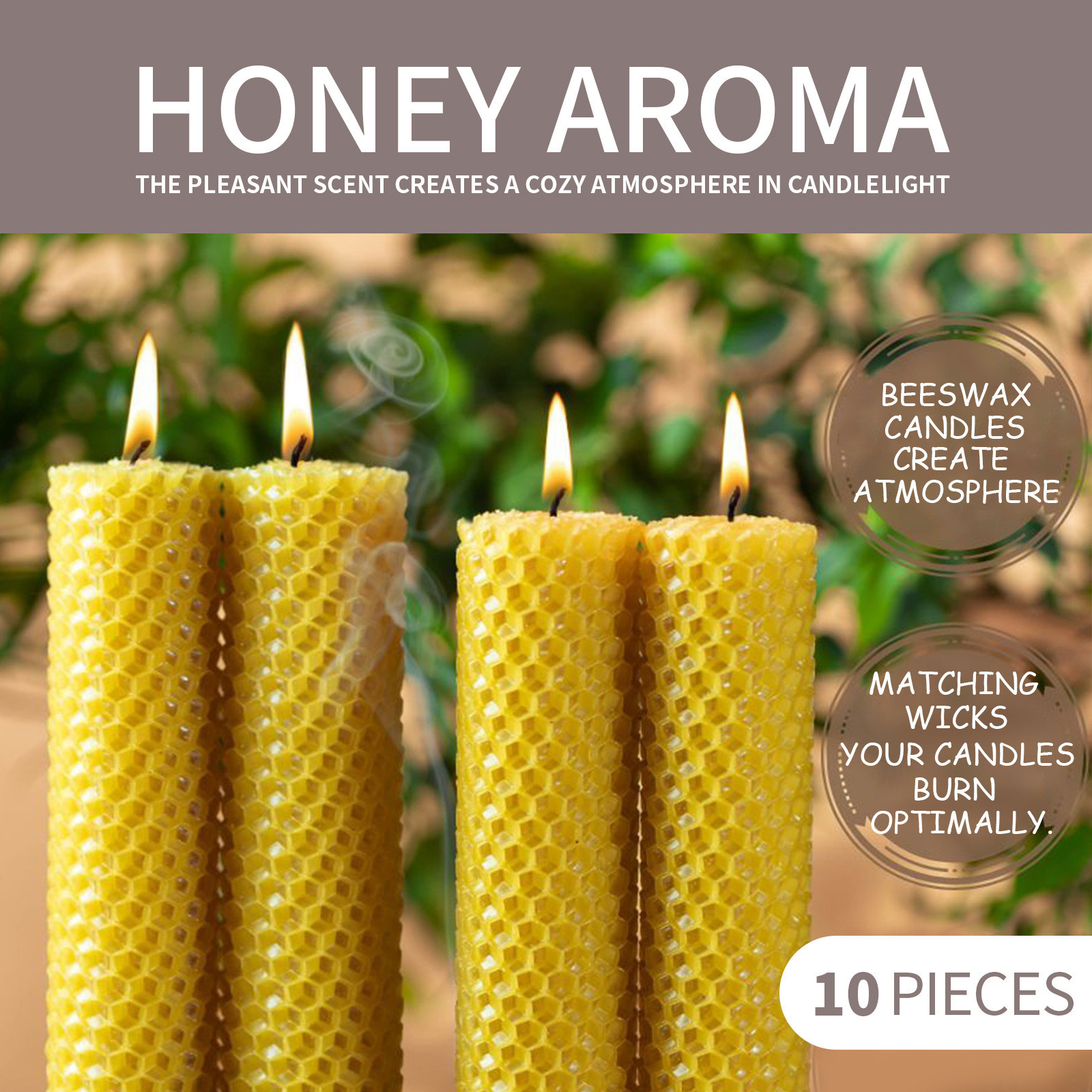 10/20/30pcs Natural Beeswax Sh - مراجعة Home Fragrance Gift Set وسعره