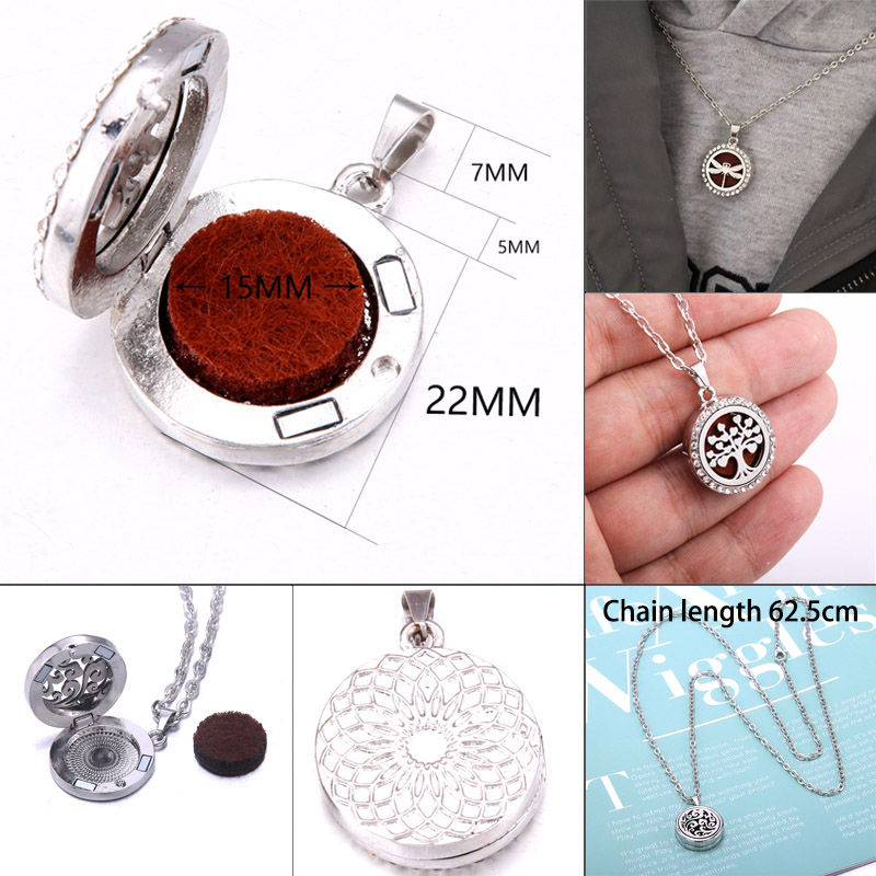 New Tree Of Life Aromatherapy  - مراجعة Diffuser Necklace Locket وسعره