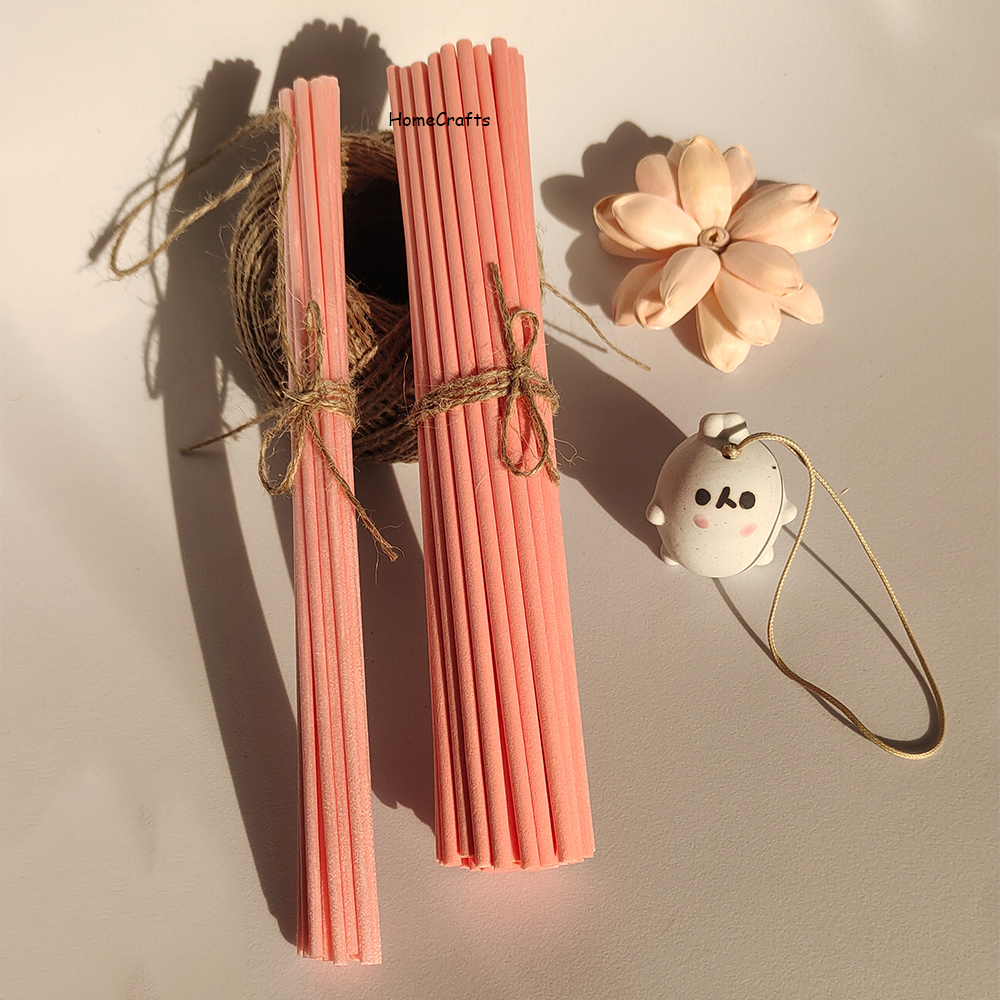 3mm/4mm 22cm Pink Fiber Rattan - مراجعة Home Fragrance Reed Diffuser Refill وسعره