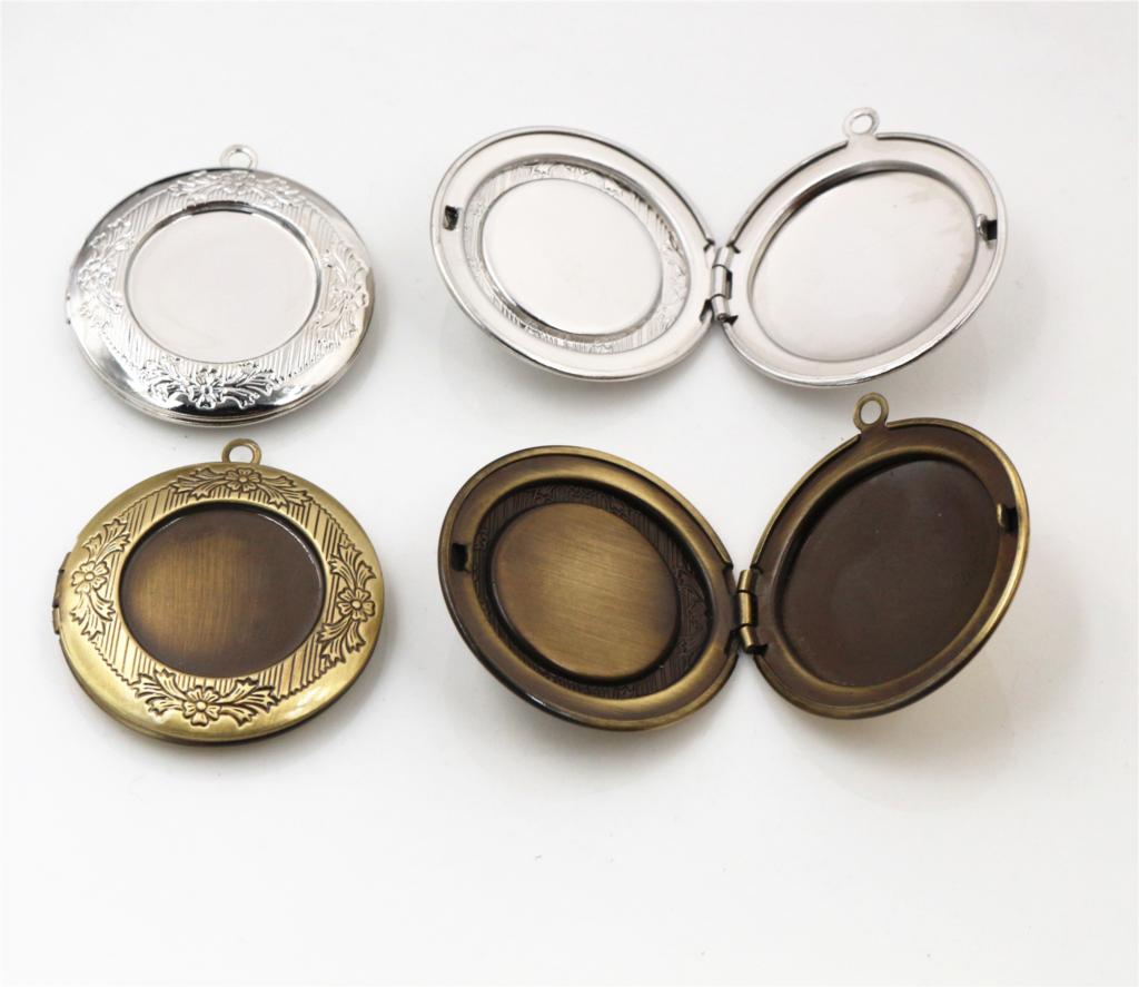 2pcs Inner 20mm Photo Locket P - مراجعة Diffuser Necklace Locket وسعره