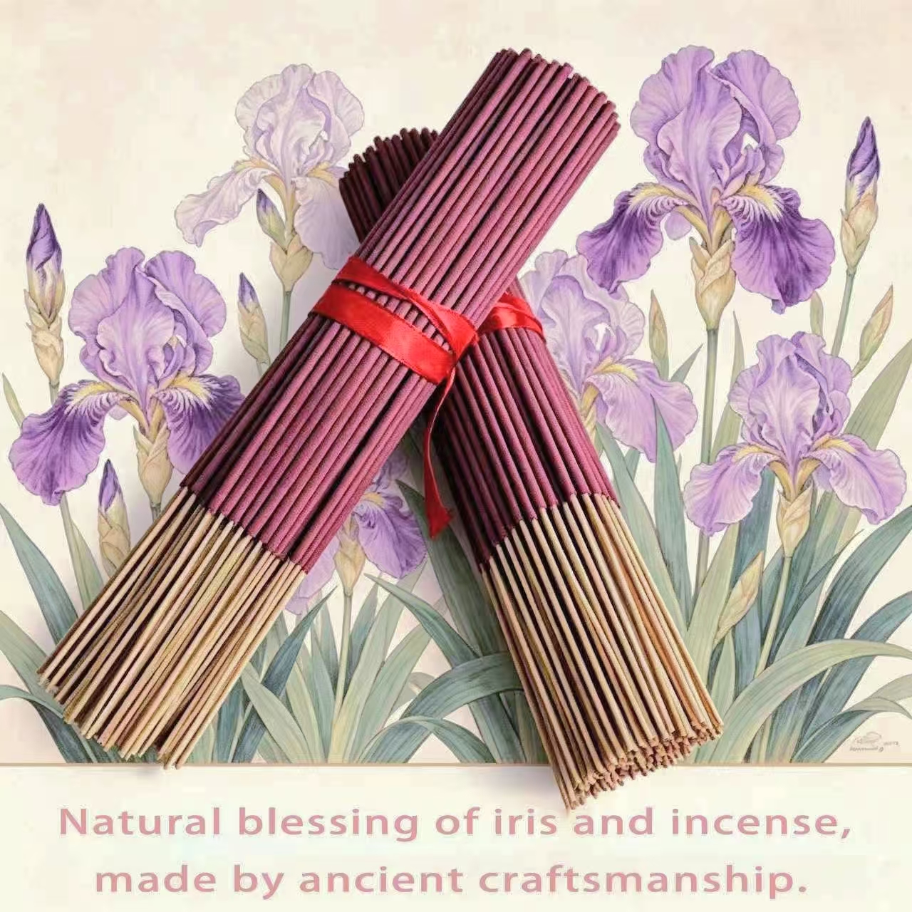 22cm Iris Flower Incense Stick - مراجعة Home Fragrance Iris وسعره