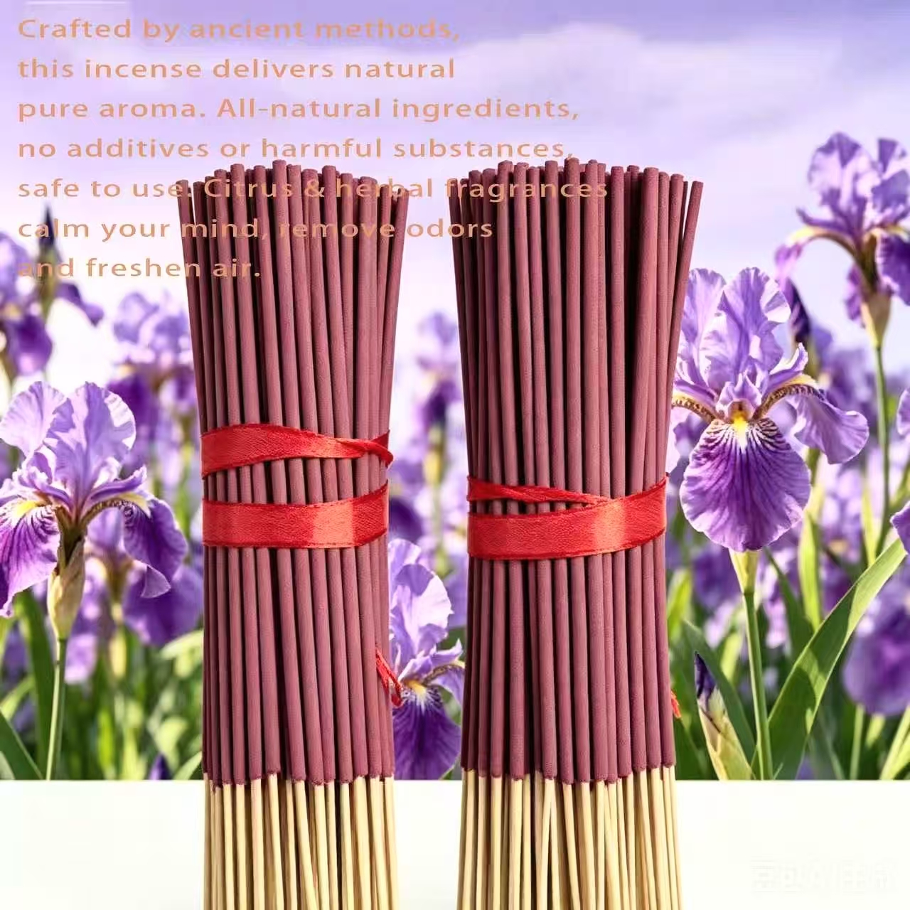 22cm Iris Flower Incense Stick - مراجعة Home Fragrance Iris وسعره