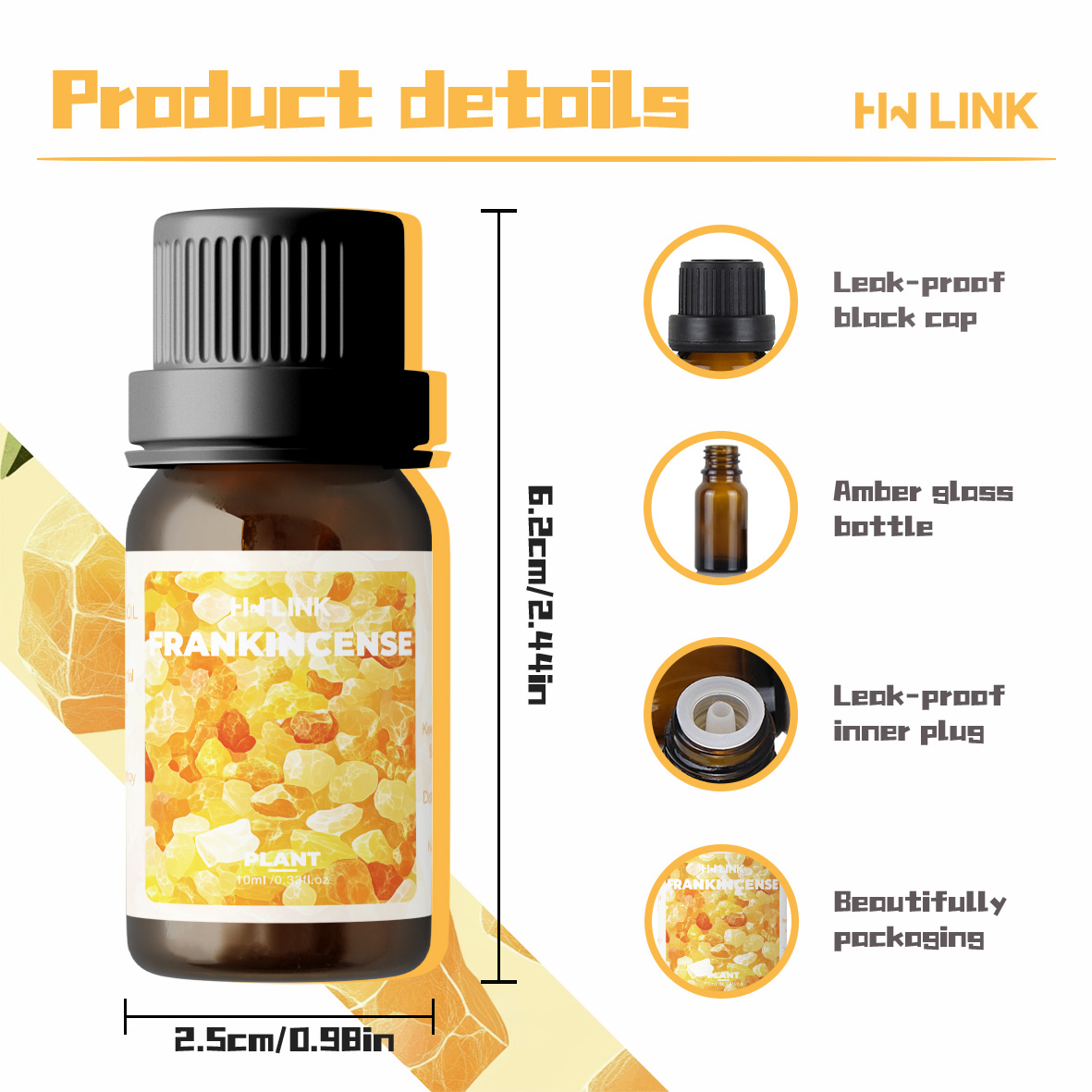 Frankincense Essential Oil 10m - مراجعة Home Fragrance Gift وسعره