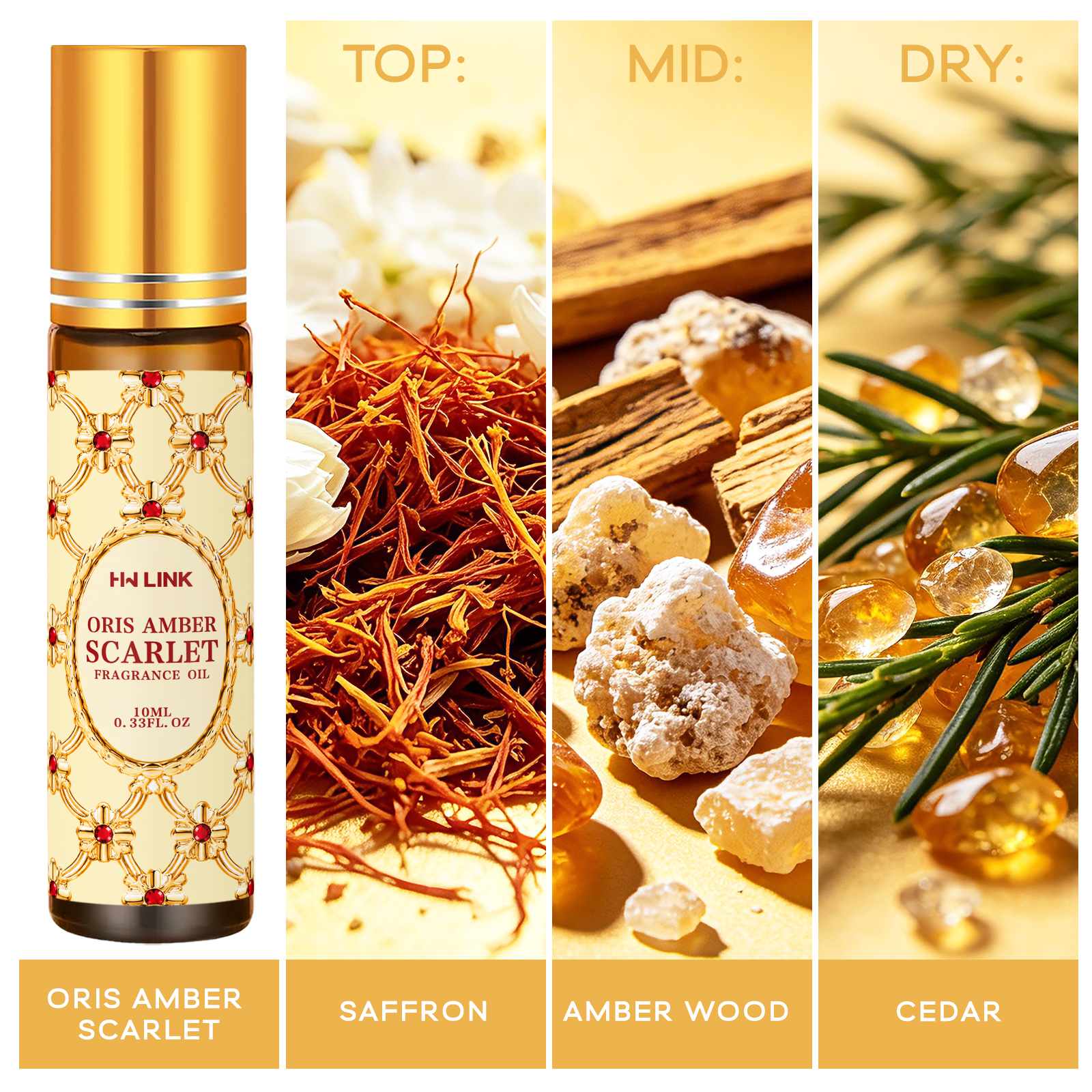 10ml Oris Amber Scarlet Essent - مراجعة Home Fragrance Flowers وسعره
